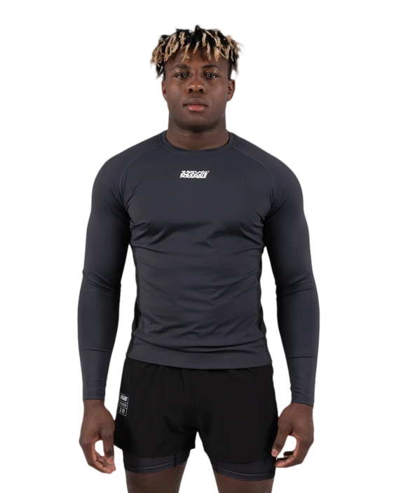 Scramble BJJ Shinobi Compression Top – Long Sleeve - size Large