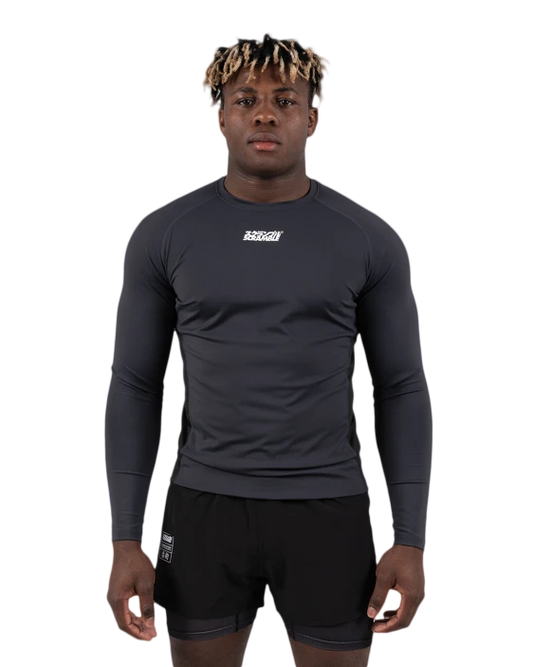 Scramble BJJ Shinobi Compression Top – Long Sleeve - size Large