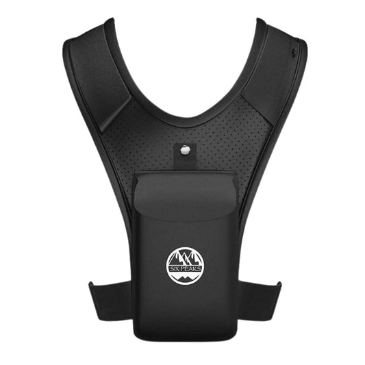 Six Peaks running vest with phone holder, lightweight sporting goods gear designed for outdoor running and active workouts