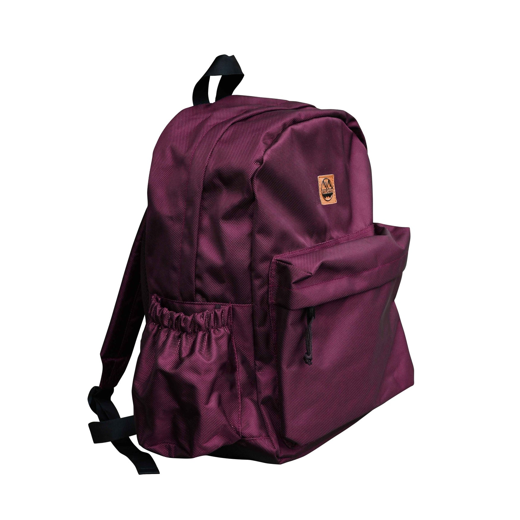 Six Peaks Icon Backpack 30L in black with adjustable shoulder straps and multiple compartments, ideal for hiking and outdoor activities.
