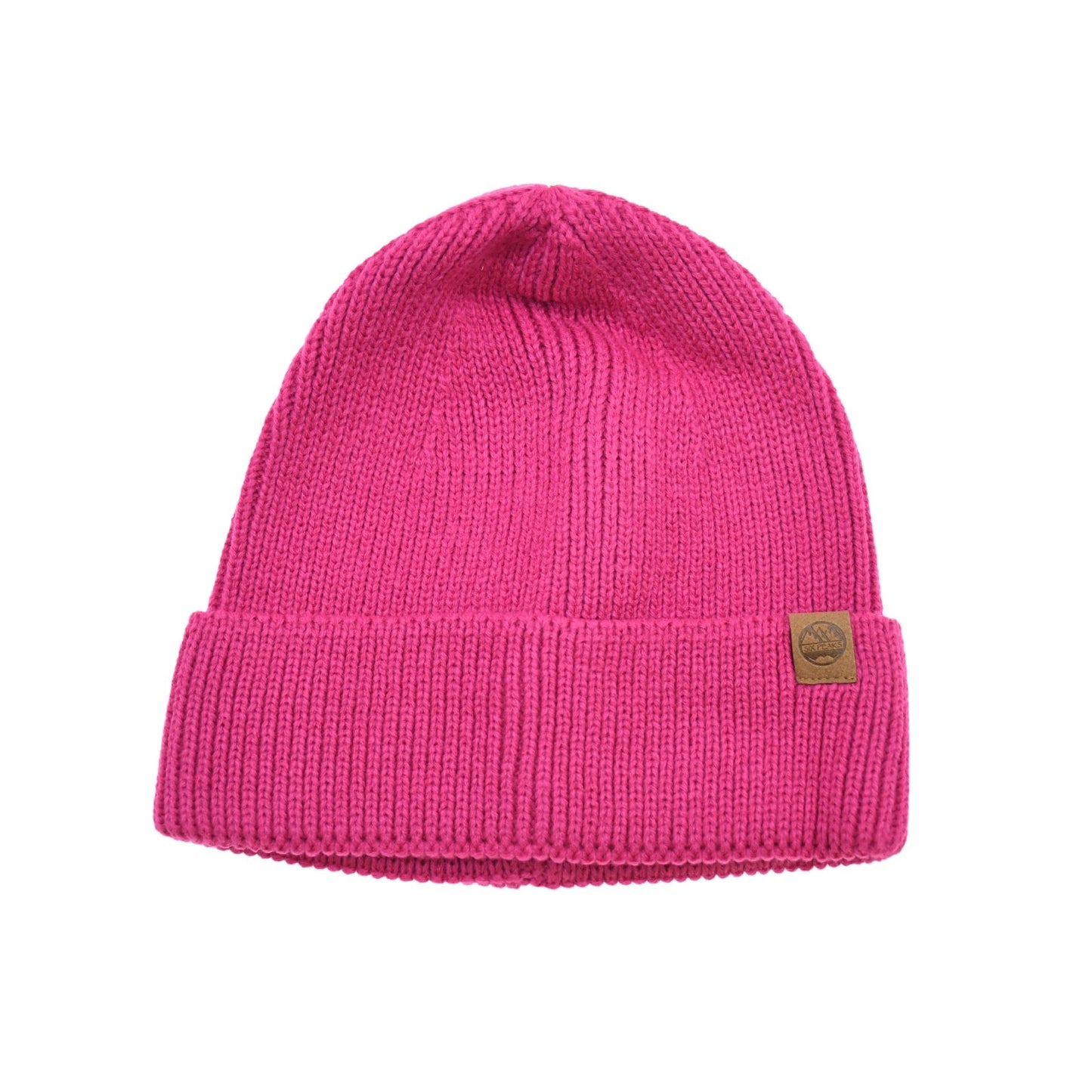 Six Peaks Beanie from sporting goods collection, soft knit fabric, snug fit, in neutral color, ideal for cold weather.