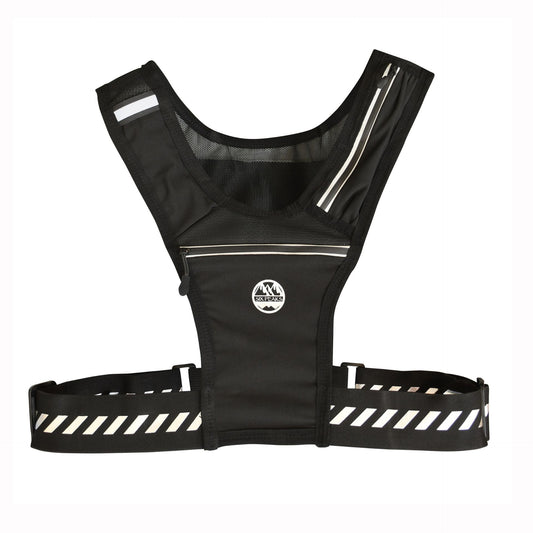 Six Peaks lightweight running vest for men, featuring adjustable straps and breathable fabric for active outdoor sports.
