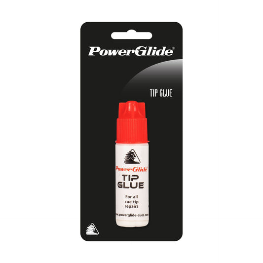 PowerGlide Powerglide Cue Tip Cement container for billiards and pool cue maintenance, sporting goods accessory.