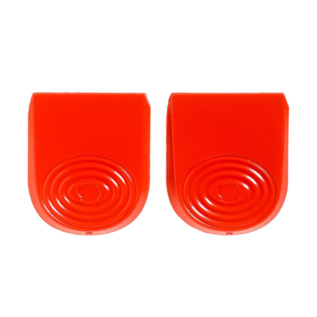 Sorbothane Sports Heel Pads for athletic shoes, cushioning and shock absorption for improved comfort during sports activities.