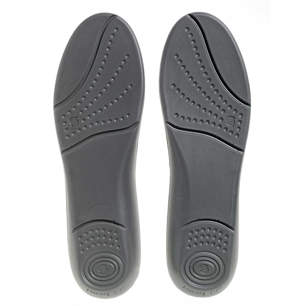 Sorbothane Cush N Step insoles for sporting goods, showing the cushioned, supportive insoles with branding on the top surface.