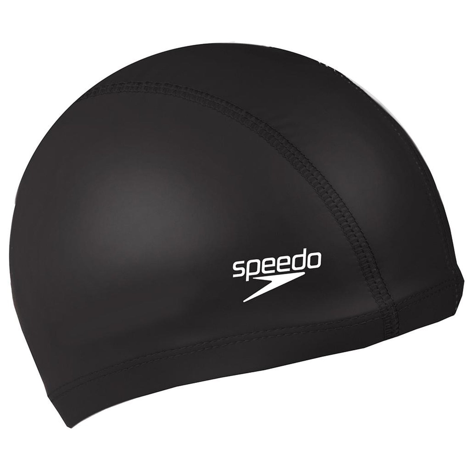 Speedo Pace Cap in sporty design, made for swimming, showcasing a sleek, comfortable fit for competitive or recreational swimmers.
