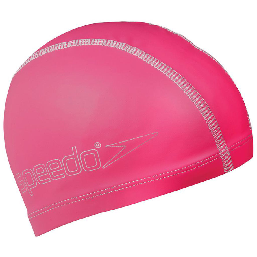 Speedo Pace Cap for swimming, made of durable, lightweight material, with Speedo branding, designed for competitive and recreational swimmers.