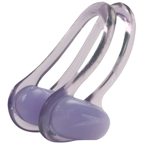 Speedo universal nose clip for swimming and water sports, made of durable, flexible material for comfortable fit.