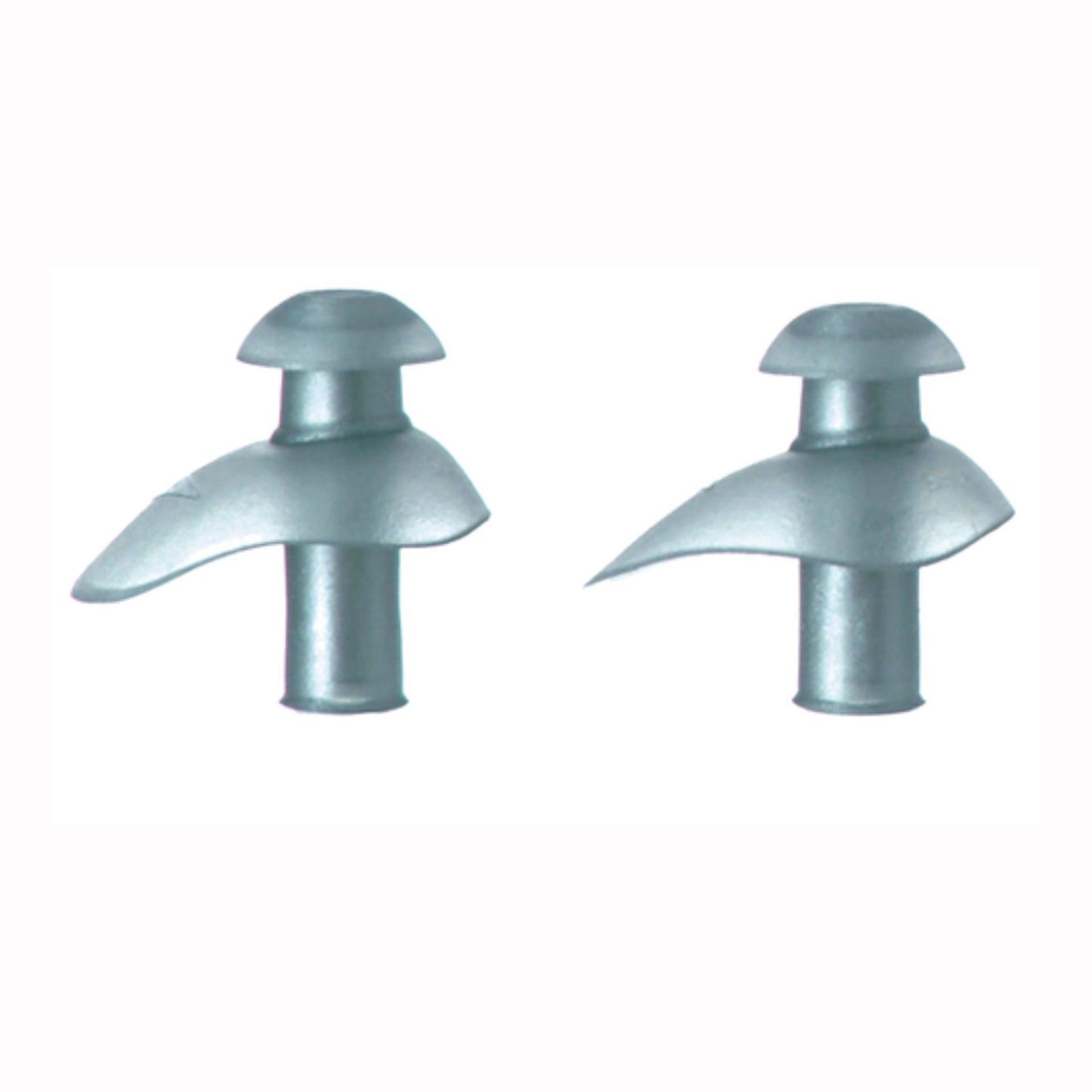 Speedo Ergo Swim Earplugs for sporting goods, showing a pair of black and blue earplugs with a snug fit design.