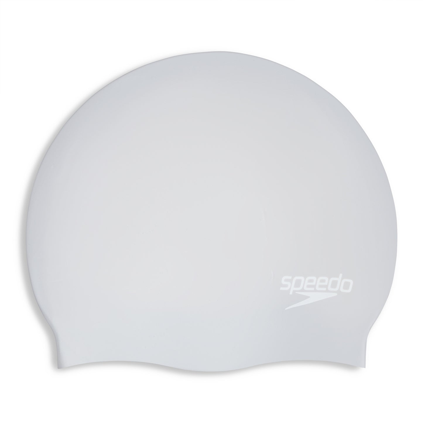 Speedo long hair swim cap for swimming, made of durable material, designed to comfortably fit long hair during swim sessions.