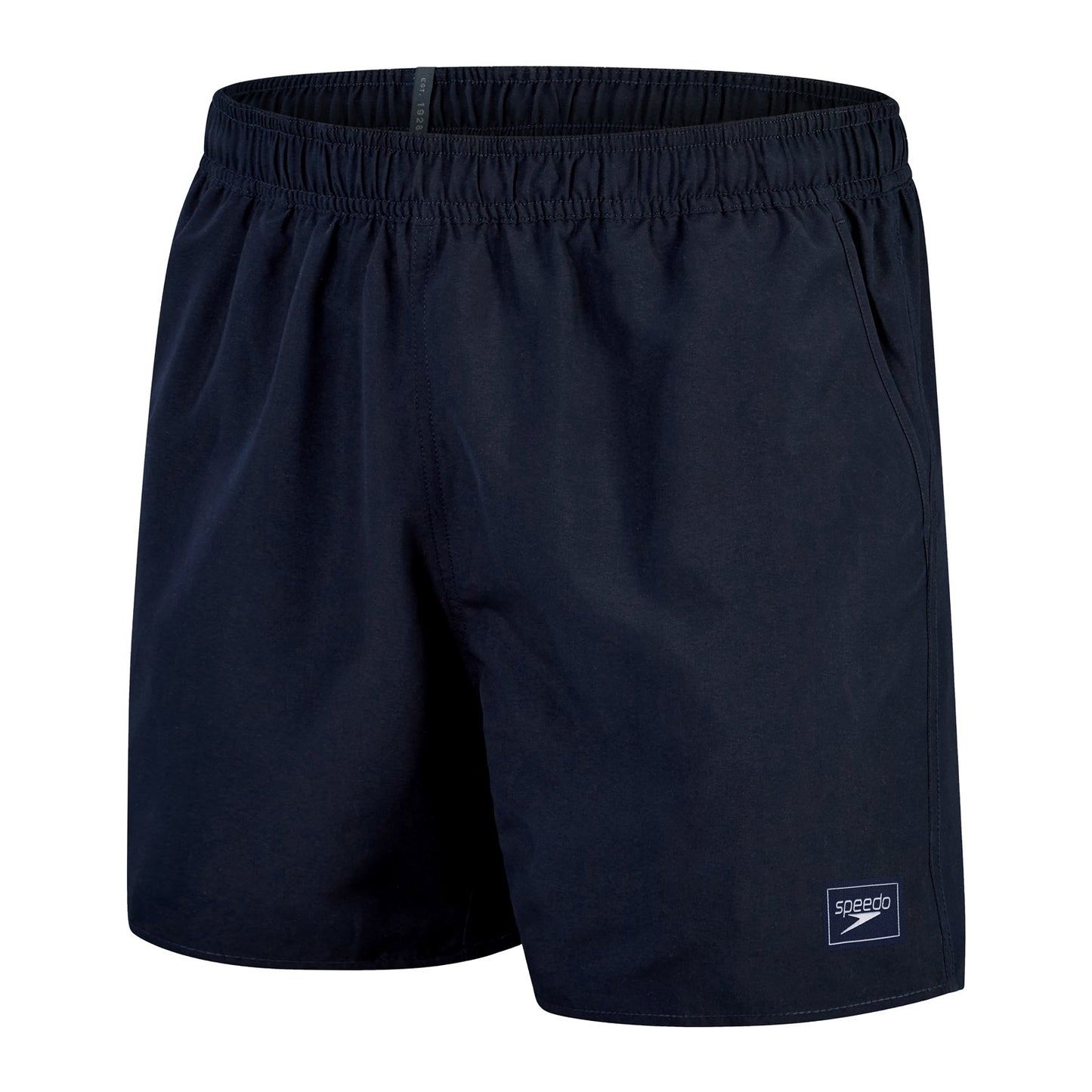 Speedo Prime Leisure Water Shorts 16-inch for swimming, featuring lightweight fabric and comfortable fit, shown on a model.