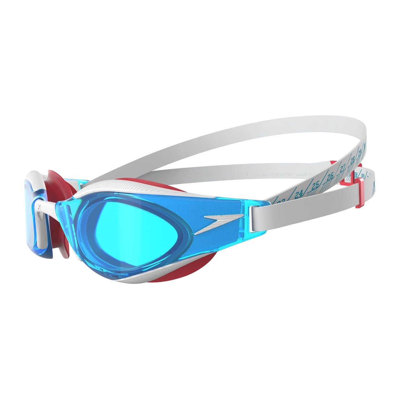 Speedo Fastskin Hyper Elite adult swimming goggles with sleek design and adjustable straps, ideal for competitive swimming.