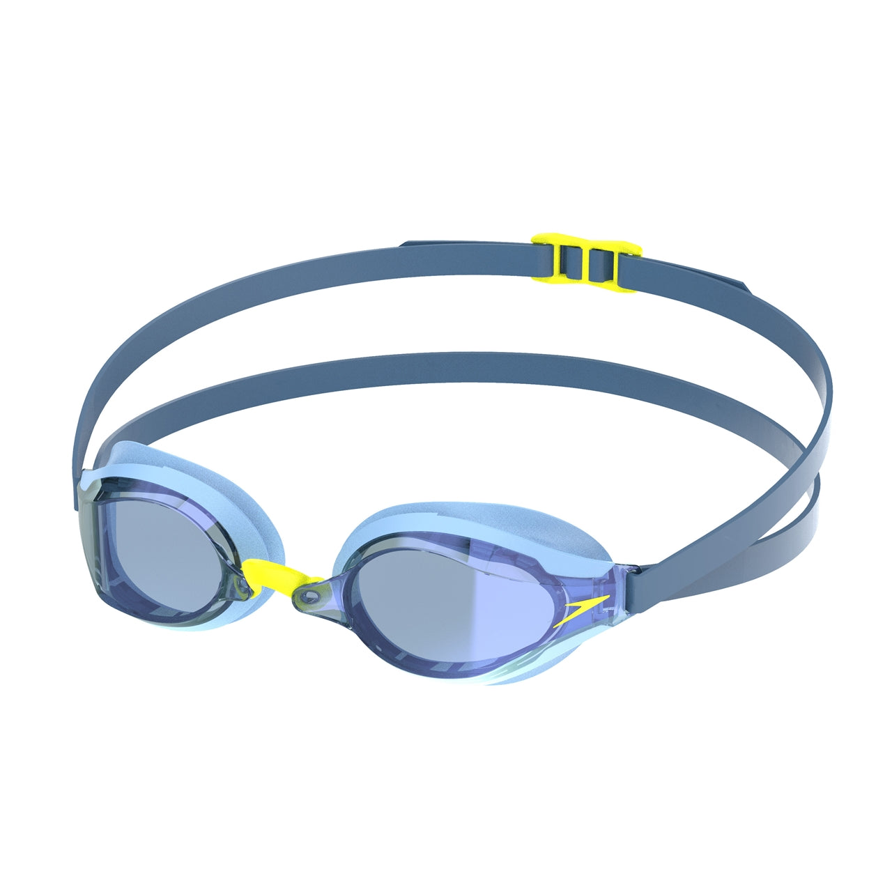 Speedo FASTSKIN Speedsocket 2 mirror goggles for adults, with a sleek design and mirrored lenses for swimming performance.