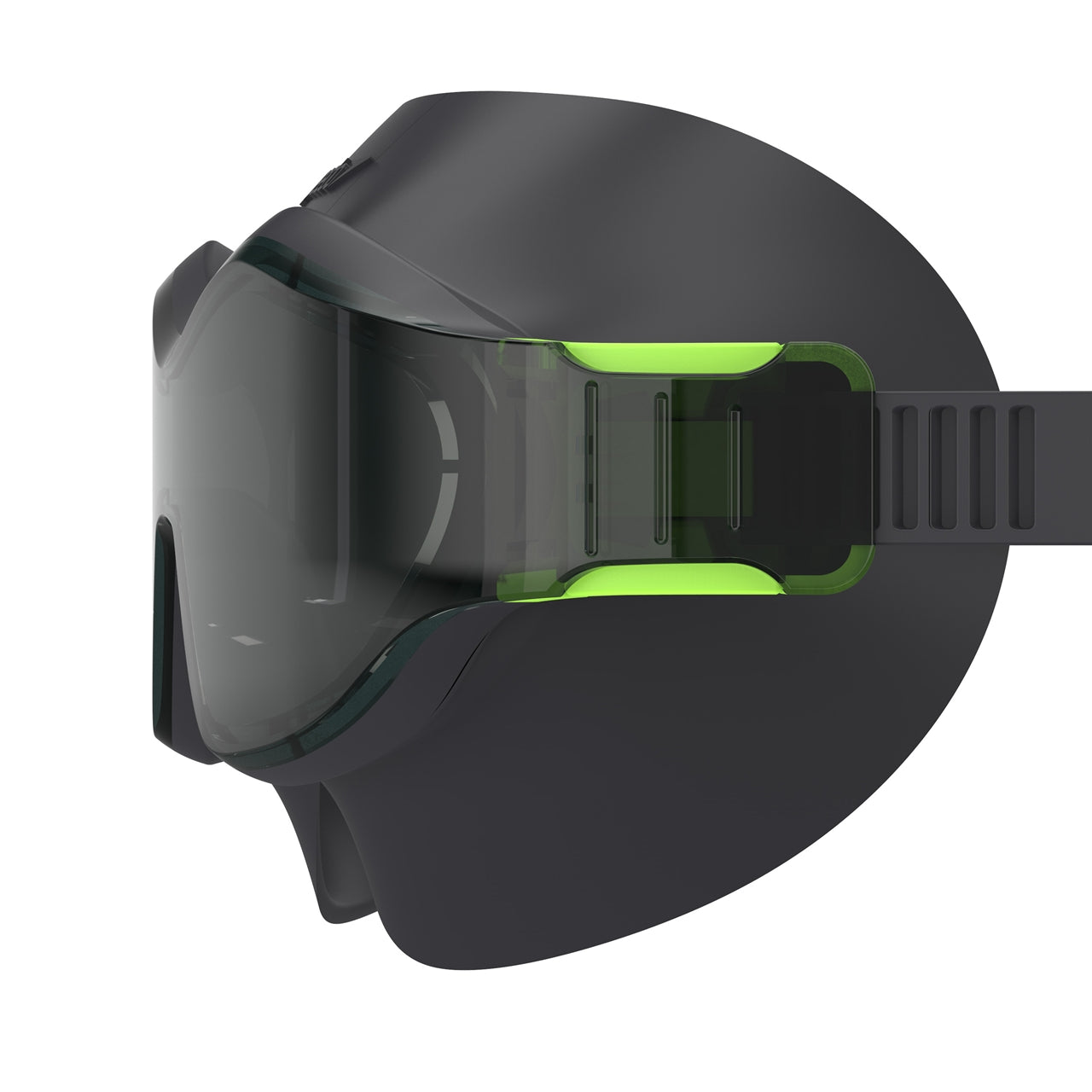 Speedo Hydrosity swimming mask in L.Cement color with adjustable straps and clear lenses, designed for comfortable swimming.