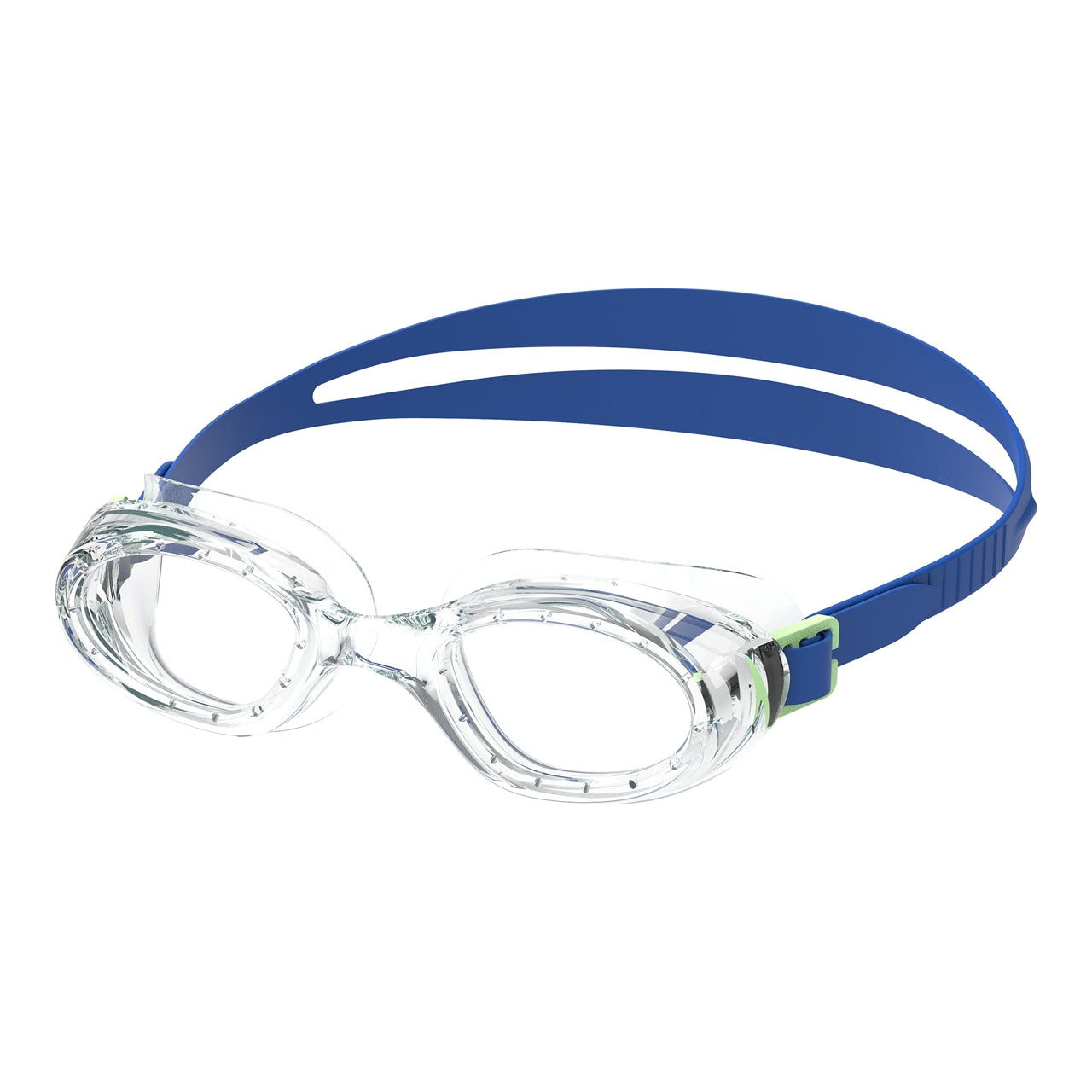 Speedo Junior Futura Hydrospex swimming goggles in clear lenses, designed for comfortable fit and clear vision for young swimmers.