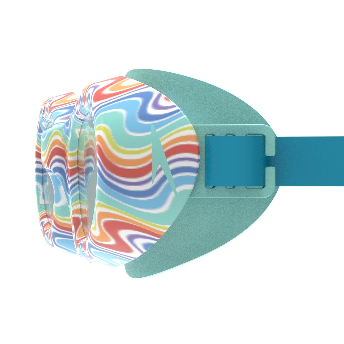 Junior Speedo Futura Hydrospex swimming goggles with clear lenses, adjustable strap, and sleek design for young swimmers.