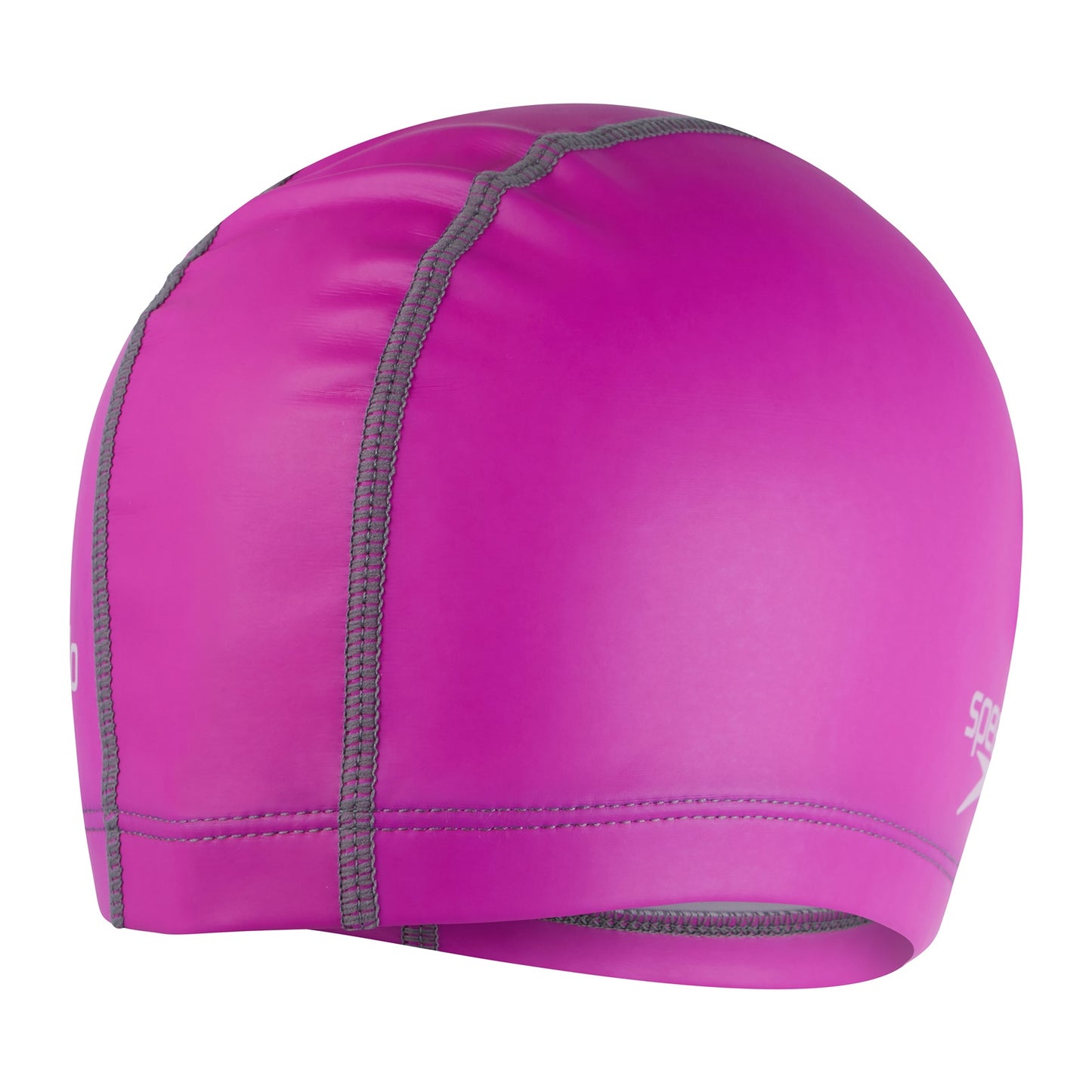 Black Speedo long hair swim cap for women, made of durable silicone, designed to fit comfortably and reduce drag during swimming.