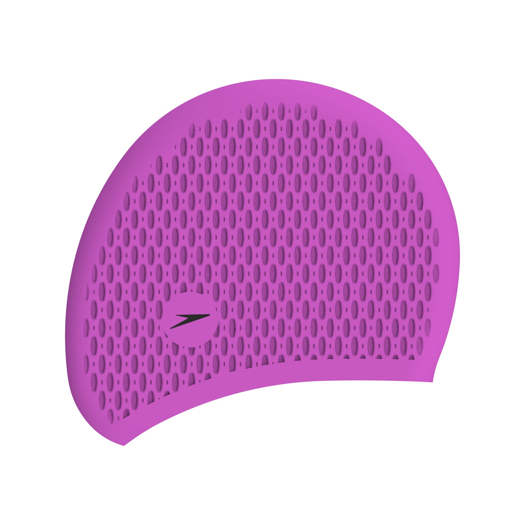 Speedo Bubble Cap Galinda swimming cap with a colorful bubble pattern, made for comfortable fit and style in the water.
