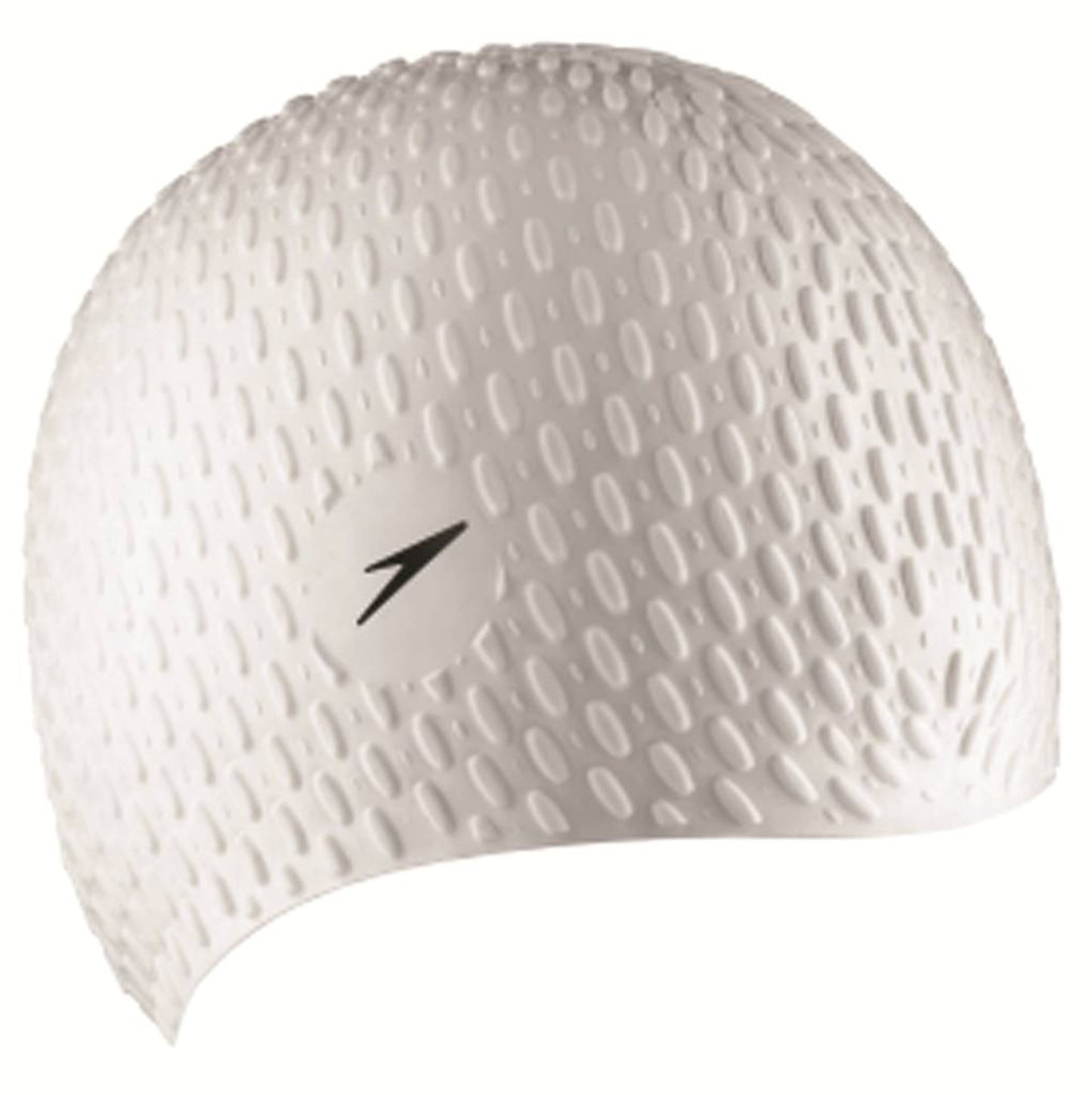 Speedo Bubble Cap Galinda for swimming, bright blue silicone swimming cap with bubble design, ideal for comfortable water sports wear