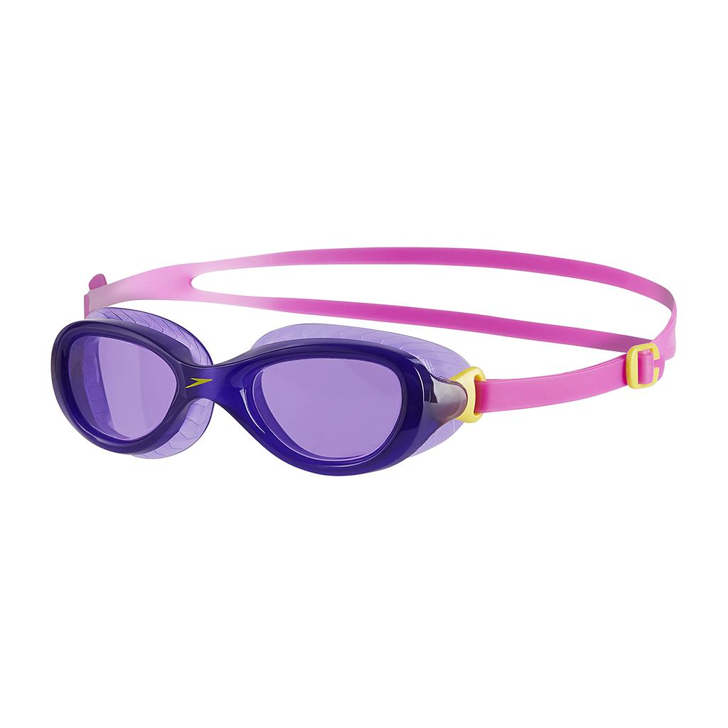 Speedo Futura Classic Goggles with clear lenses and adjustable straps, designed for comfortable swimming.