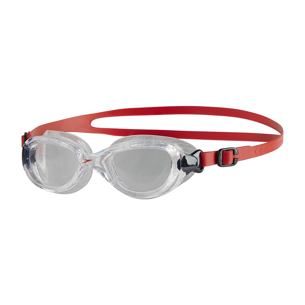 Speedo Futura Classic Goggles for swimming, featuring clear lenses and adjustable straps for a comfortable fit during water activities.