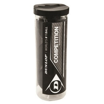 Dunlop 3 Ball Tube Sq. Balls Competition