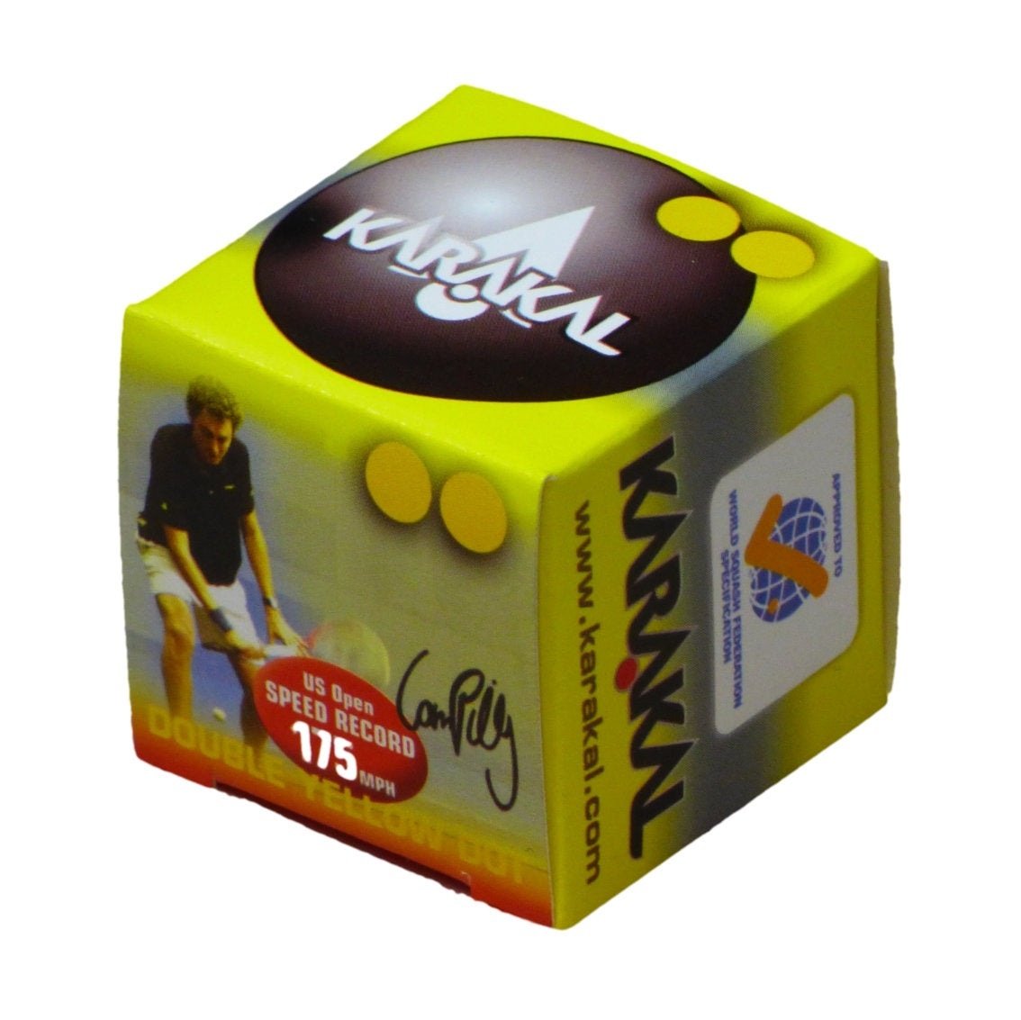 Karakal Squash Balls Elite Double Yellow