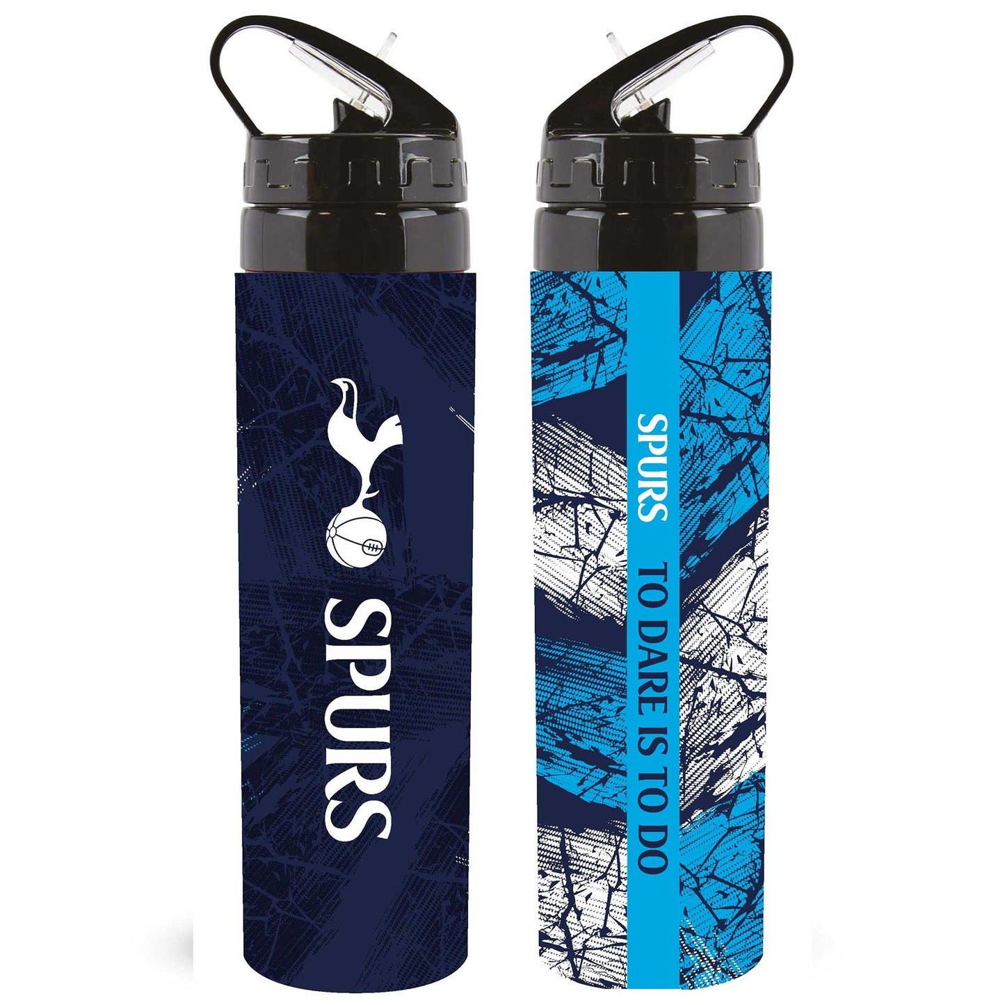 Team Merchandise aluminium 750ml sports bottle with team logo, ideal for hydration during workouts or sporting events.