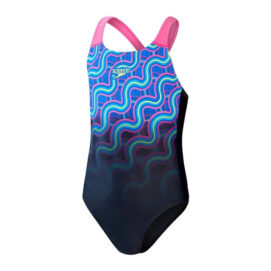 Speedo Girls Digital Splashback Swim Costume