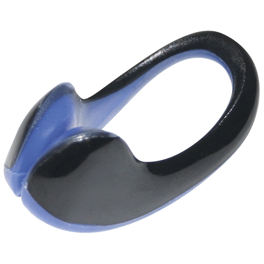SwimTech nose clip for swimming, made of flexible material with adjustable straps, designed to keep water out during swim training.