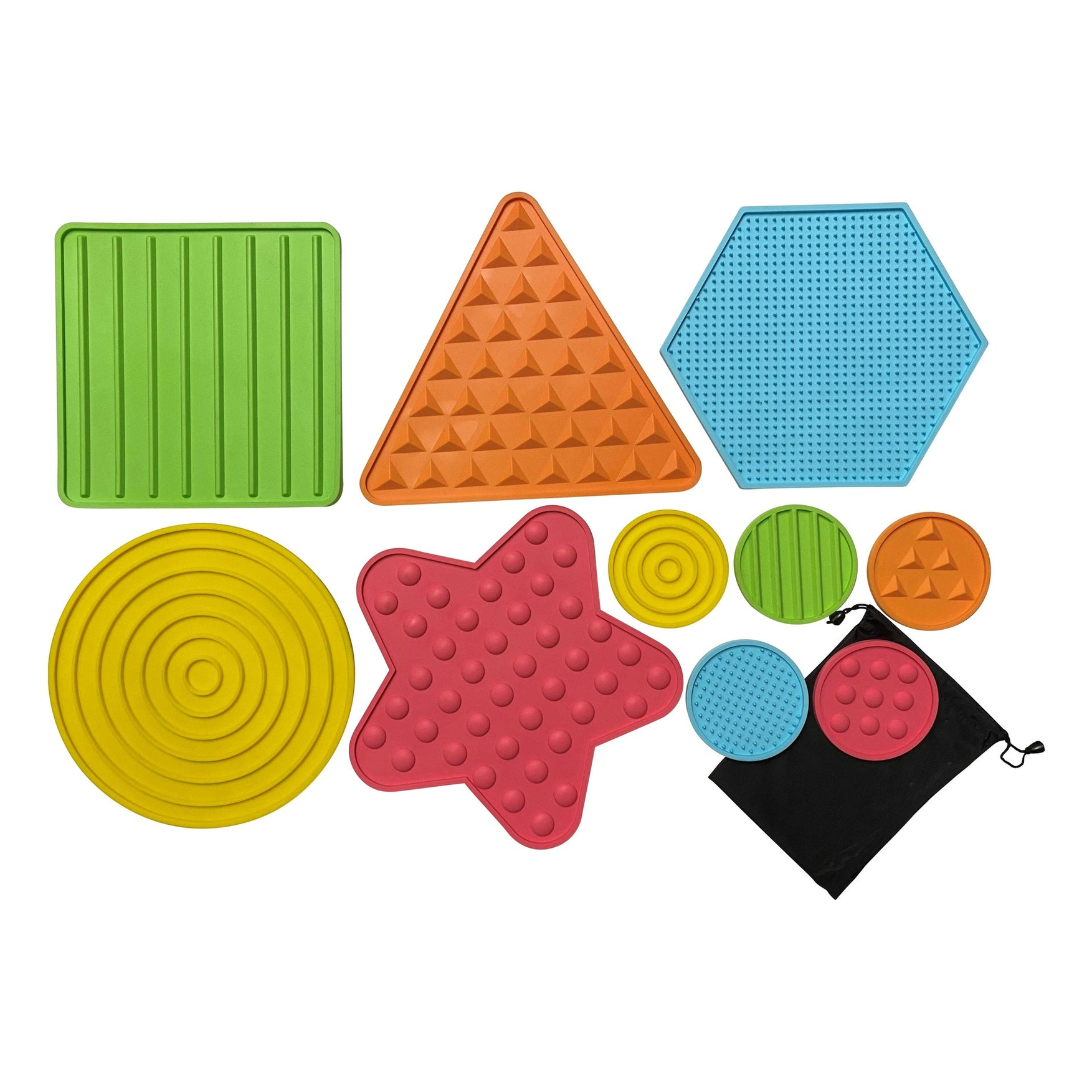 Sensory Toys textured pads memory matching game for sensory development, featuring colorful, tactile game pieces for kids.