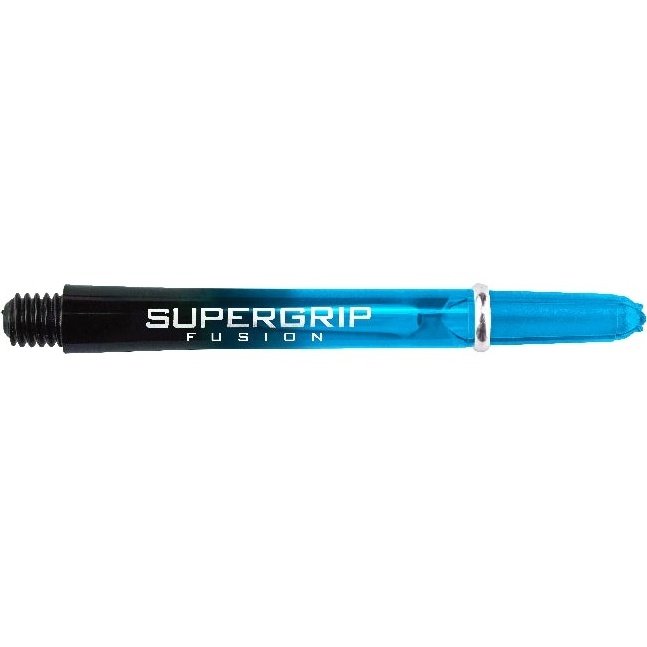 Harrows Dart Stems Supergrip Fusion Black/Aqua