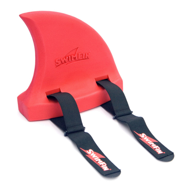 SwimFin Vertical Swimming Aid Float in bright colors, designed for swimming practice and aquatic training for children.