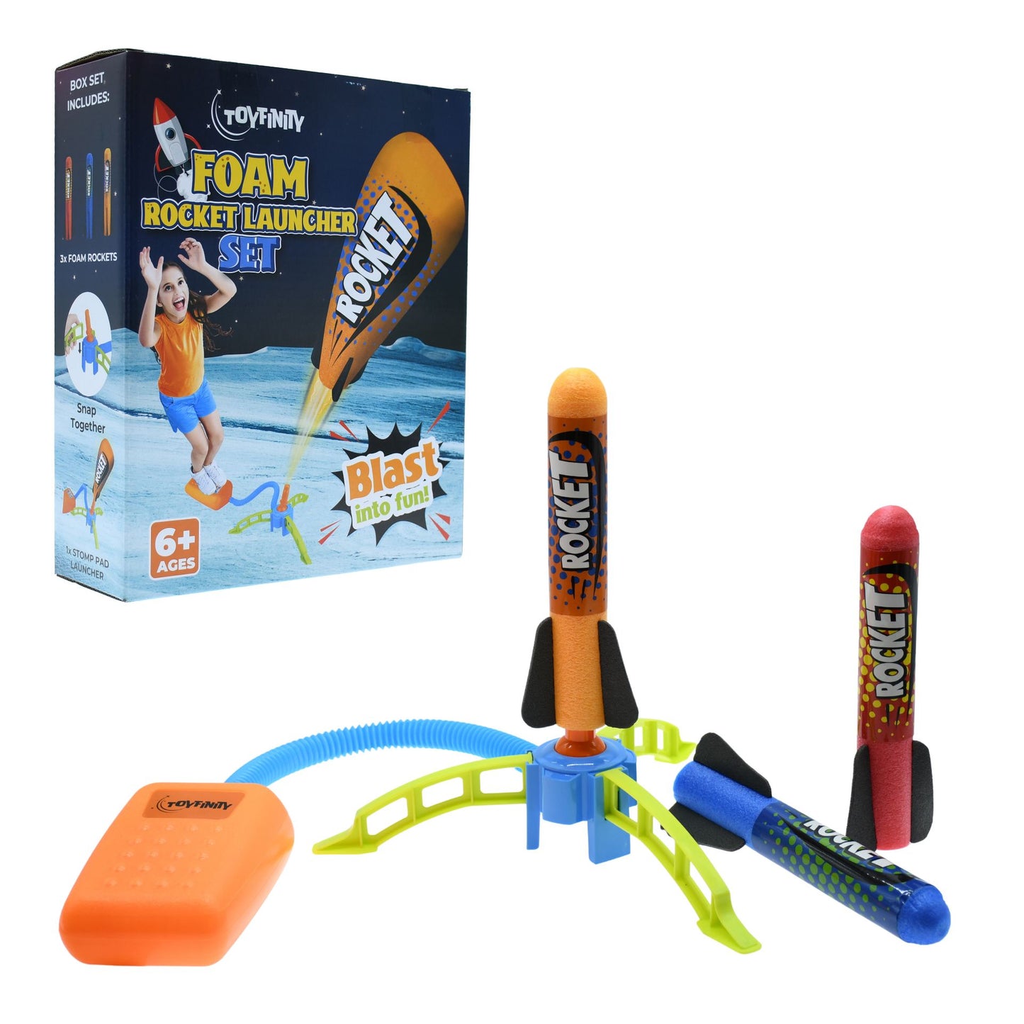 Toyfinity Foam Rocket Launcher Set