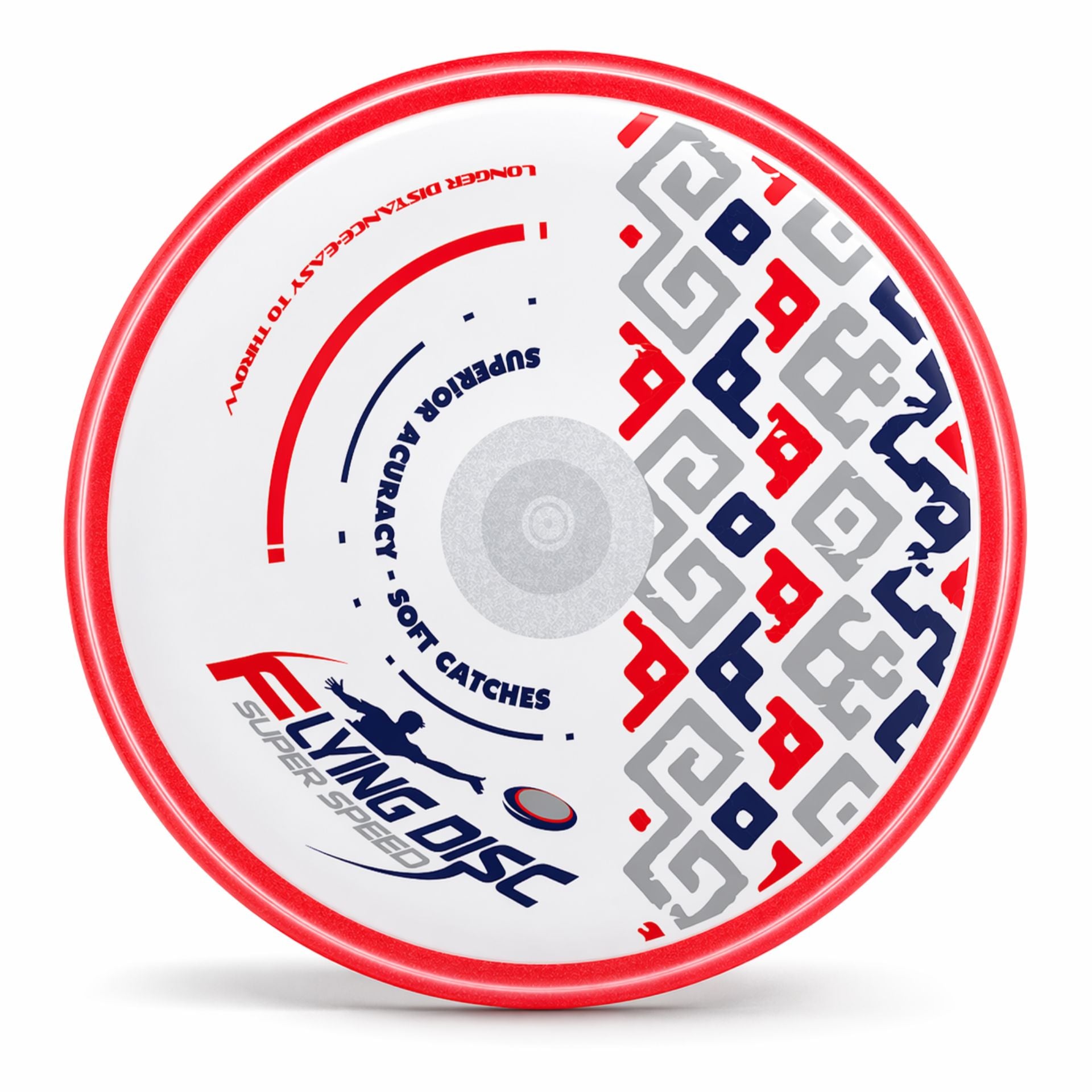 Toyfinity large flying disc, 27.5cm diameter, colorful sport toy for outdoor fun and disc throwing activities.