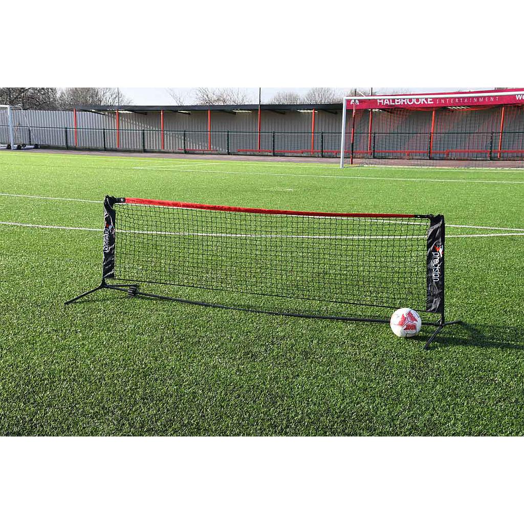 Precision Soccer Skills Net for practicing ball control and accuracy, featuring a durable net and compact design for training.