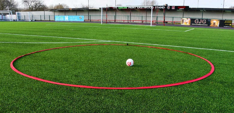 Precision Tiki Taka Football Training Ring 20ft for soccer drills and agility training, made of durable sporting goods material.