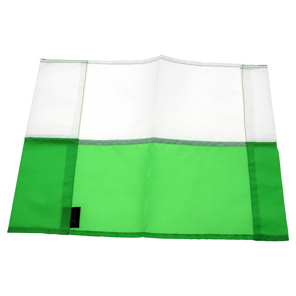 Precision Corner Flag for sports fields, featuring a bright yellow flag and sturdy pole for marking corners during games.