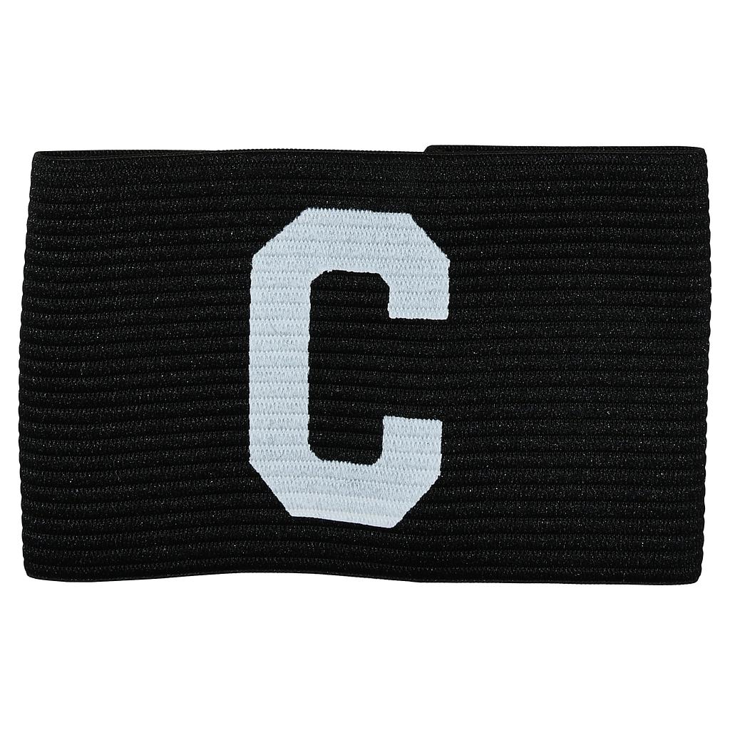 Precision Big C Captains Armband for sports teams, featuring bold lettering and adjustable strap, ideal for team captains.