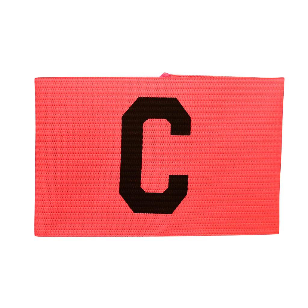 Precision Big C Captains Armband for sports, featuring bold red and white design with adjustable strap and team logo.