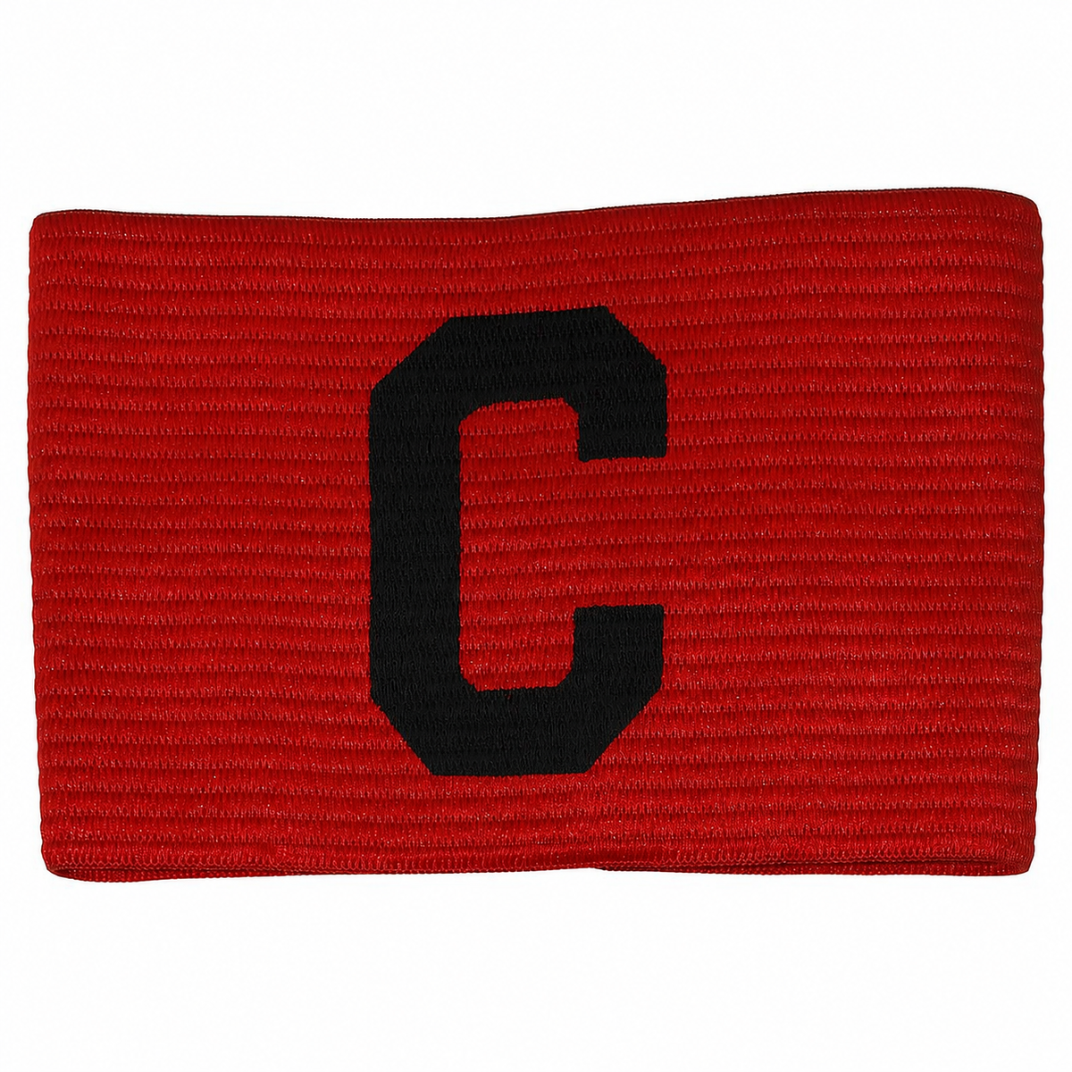 Precision Big C Captains Armband for sports teams, featuring adjustable strap and bold letter design for athletes and coaches.