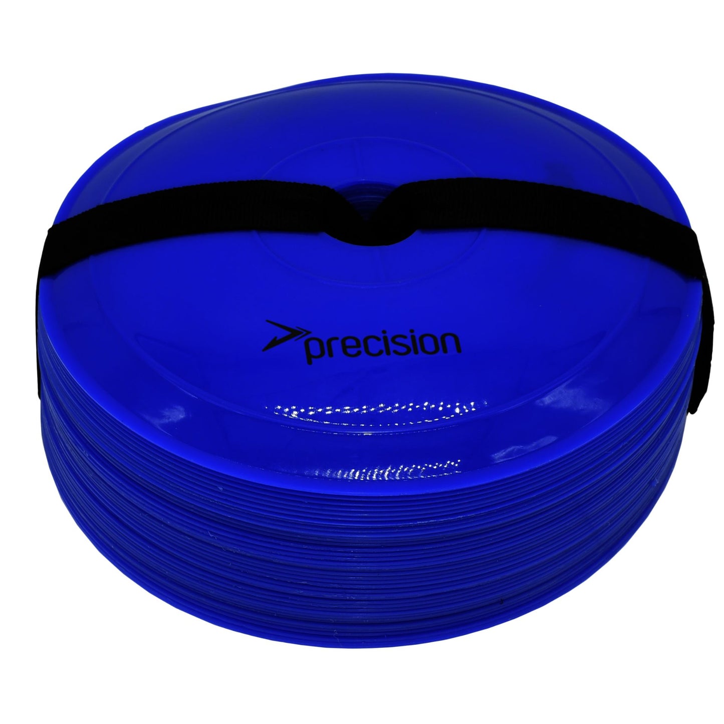 Set of 40 Precision Pro Near Flat Markers for sports training, featuring durable, visible markers in bright colors.