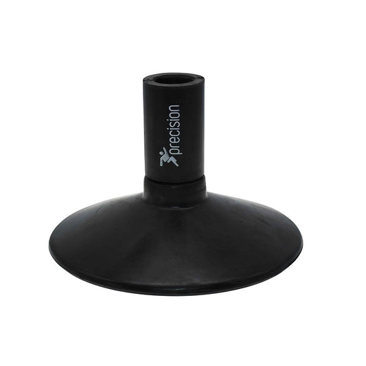 Precision Rubber Corner and Boundary Pole Base for sporting goods, showing durable rubber construction and secure mounting features.