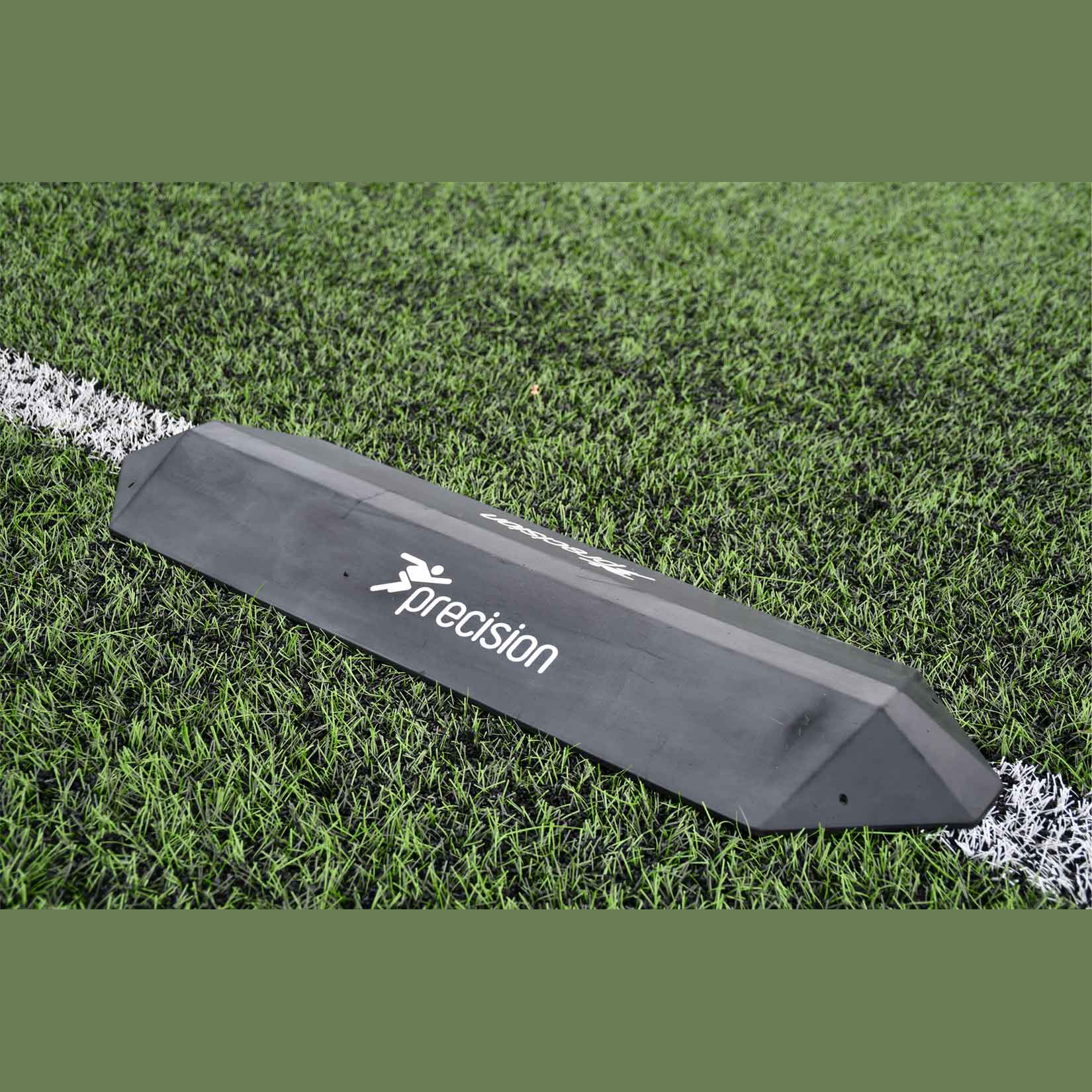 Precision Pro D-Flect Ball Deflector for sporting goods, showing the black and orange deflector component on a neutral background.