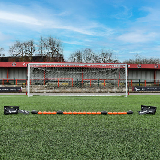 Precision GK Ball Deflector Reactor Line 12ft goalkeeping training equipment for soccer goalkeeper practice drills.