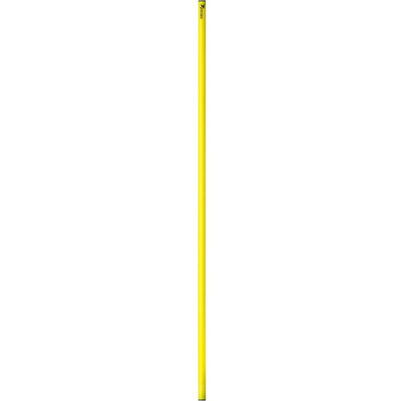 Precision yellow 100cm agility post for sporting goods, featuring a bright yellow pole with a sturdy base and adjustable height.