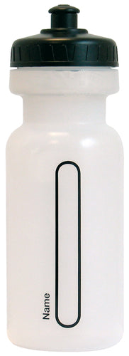 Clear water bottle from Precision sports gear, featuring a transparent design ideal for school sports activities.