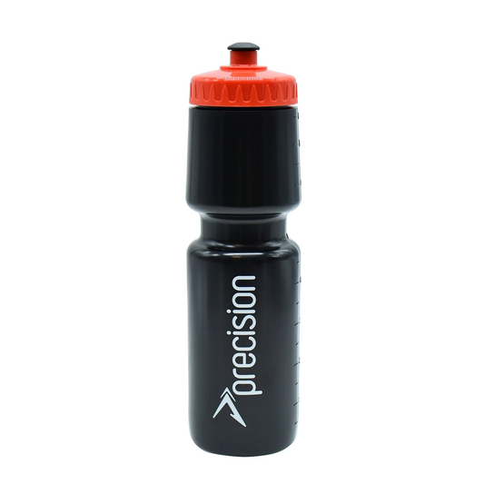 Precision Water Bottle 750ml for sports, with a clear plastic body and screw-on lid, ideal for hydration during workouts.