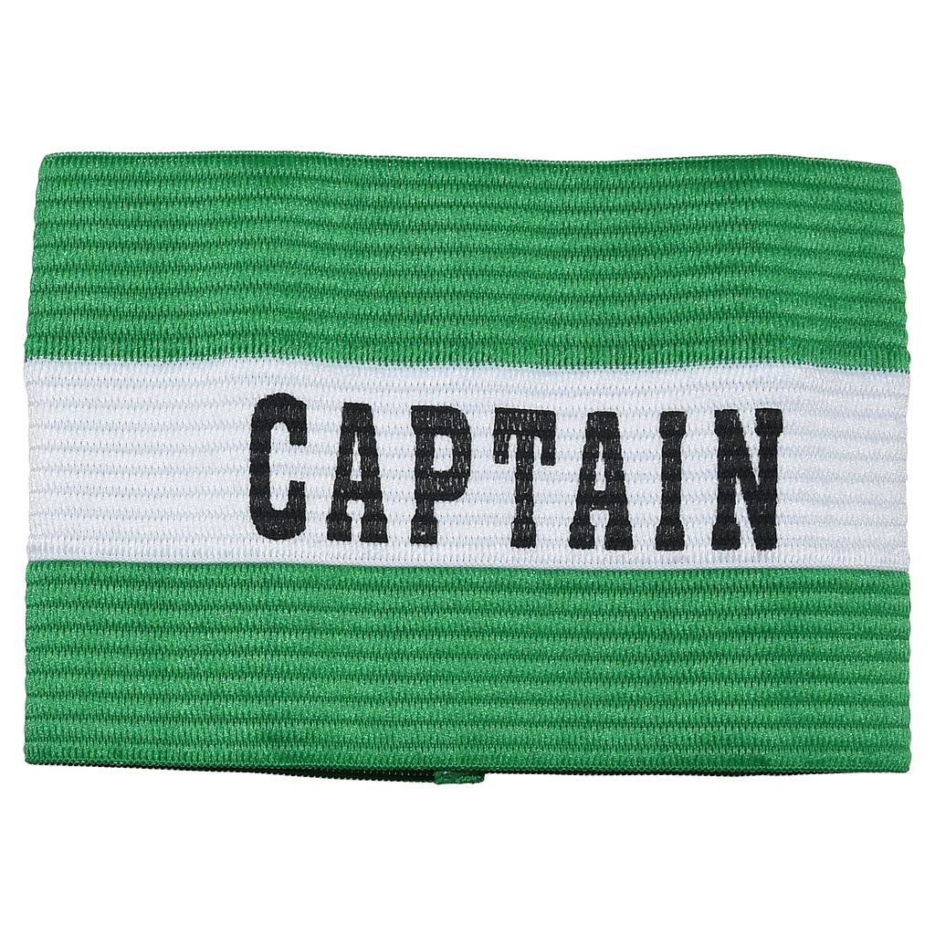 Precision Captains Armband for sports, featuring adjustable strap and clear display pocket for team communication and identification.