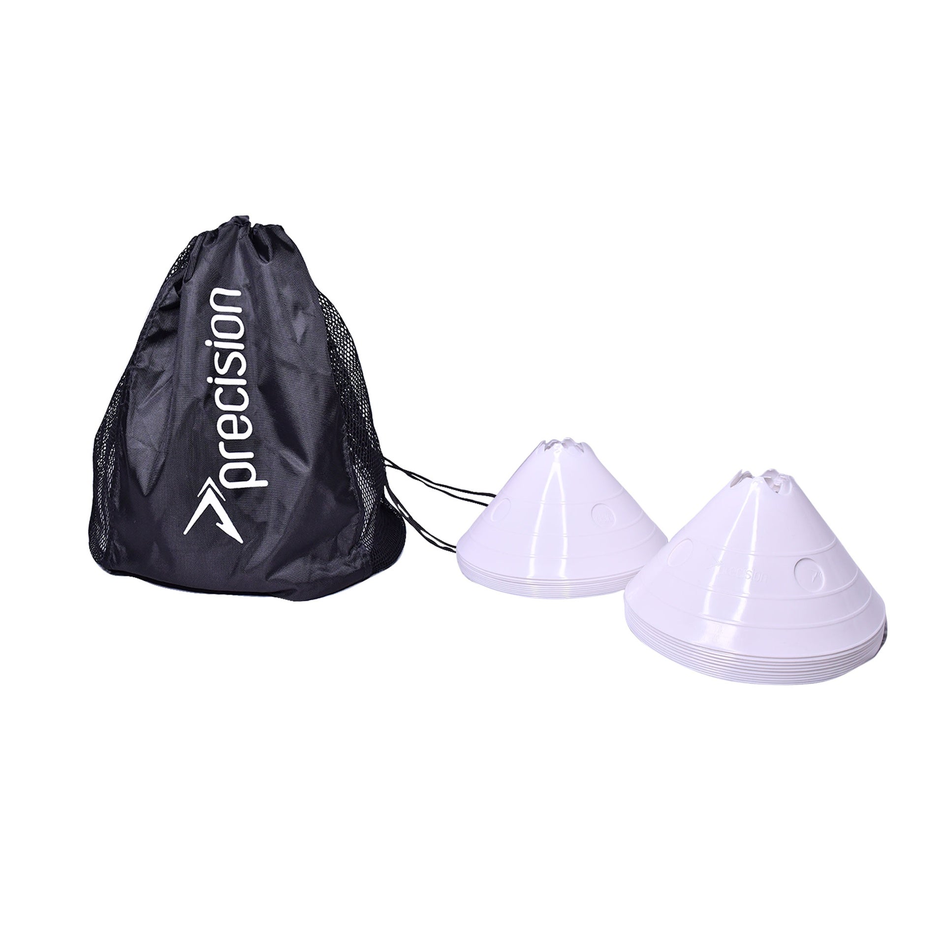 Set of 20 Precision Giant Saucer Cones, 7-inch sporting goods for agility drills and sports training.